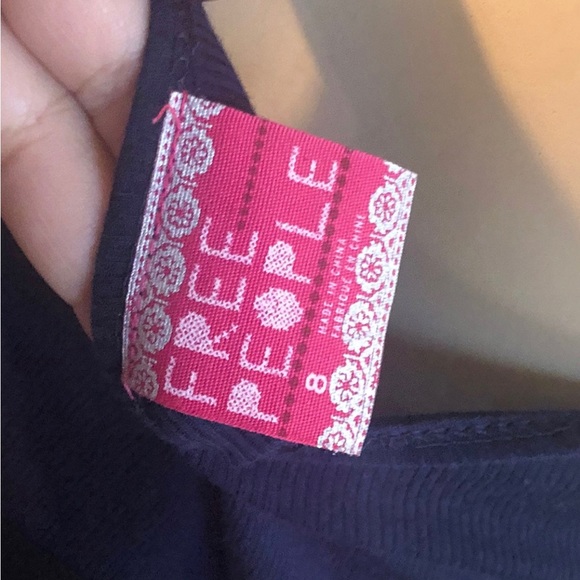 Free prople cocktail sequin sparkly navy NWT - Picture 7 of 9